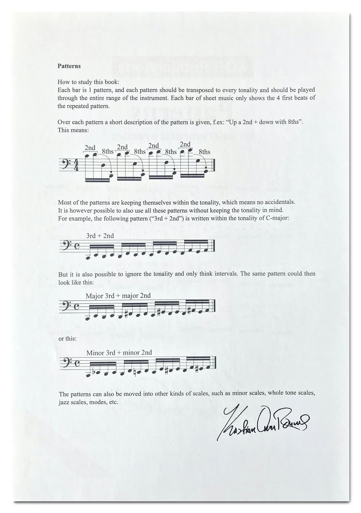 Patterns for Instrumental Practice KOR Publications - Tutti Fagotti