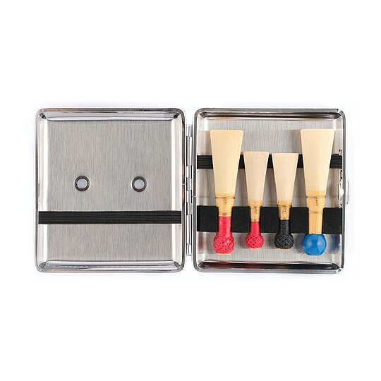 NEU-Rohretui, Kork, grob gekörnt, Metallrahmen, für 4 Rohre