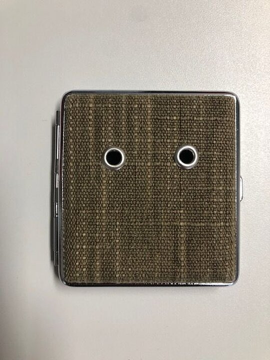 NEU-Rohretui, Canvas-Optik, Chromrahmen, braun, für 4 Rohre