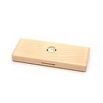 Rohretui für 10 Rohre, Holz natur, mit Hygrometer (BR10N+Hygro)