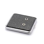 NEU-Rohretui, Kiesel-Optik, schwarz, Chromrahmen, für 4 Rohre