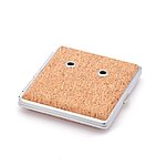 NEU-Rohretui, Kork, stäbchenartig gekörnt, Metallrahmen, für 4 Rohre