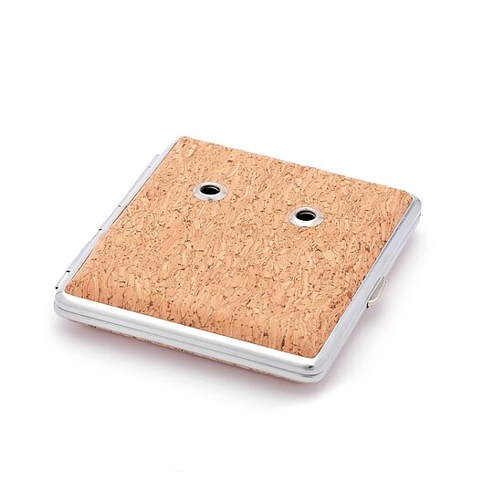 NEU-Rohretui, Kork, stäbchenartig gekörnt, Metallrahmen, für 4 Rohre