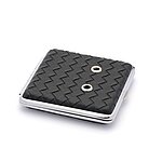 NEU-Rohretui, Lederoptik, schwarz, geflochten, Chromrahmen, für 4 Rohre