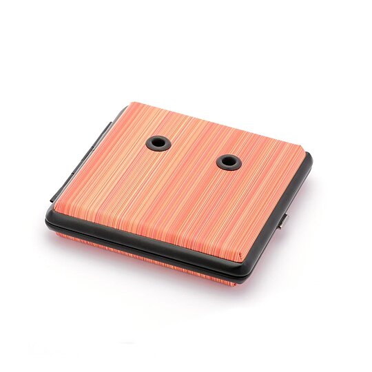 NEU-Rohretui, Textilfinish-Optik, orange, Metallrahmen, für 4 Rohre