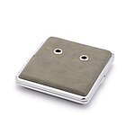 NEU-Rohretui, Leder-Optik, Chromrahmen, grau, für 4 Rohre