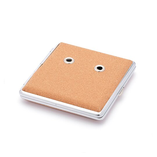 NEU-Rohretui, Kork, fein gekörnt, Metallrahmen, für 4 Rohre