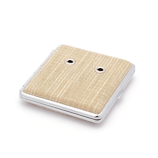 NEU-Rohretui, Canvas-Optik, Chromrahmen, beige, für 4 Rohre